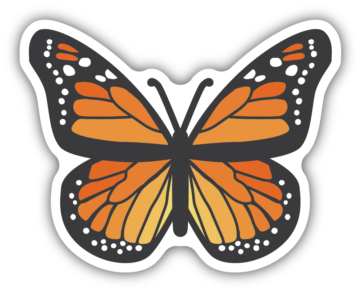 MONARCH BUTTERFLY | STICKER