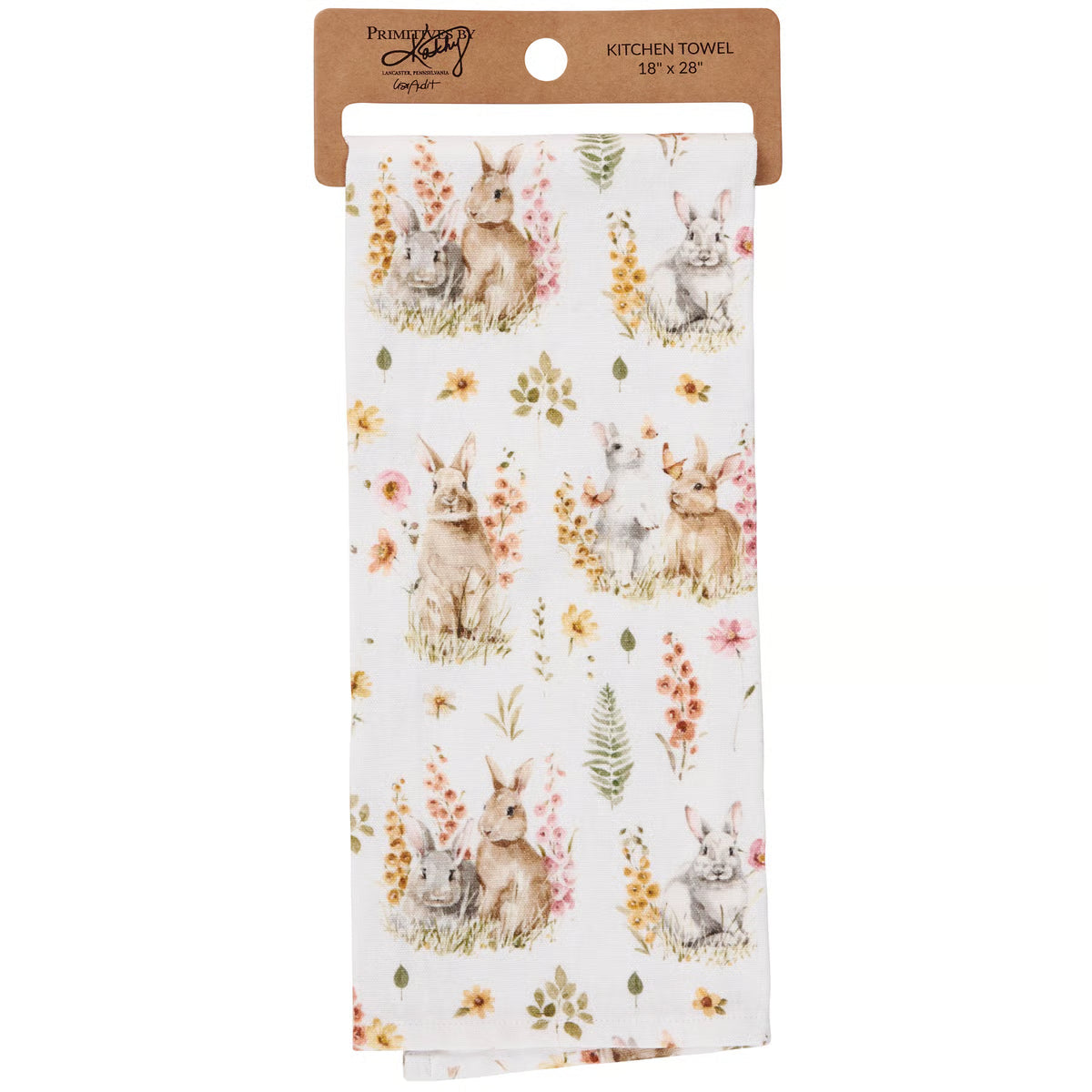 Kitchen Towel - Flower Bunny