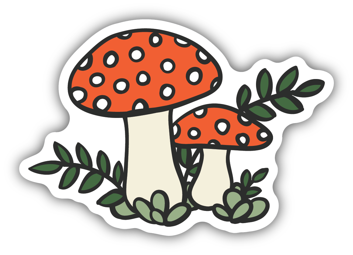 MUSHROOM SKETCH | STICKER
