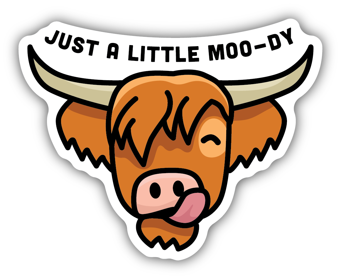 HIGHLAND COW | STICKER