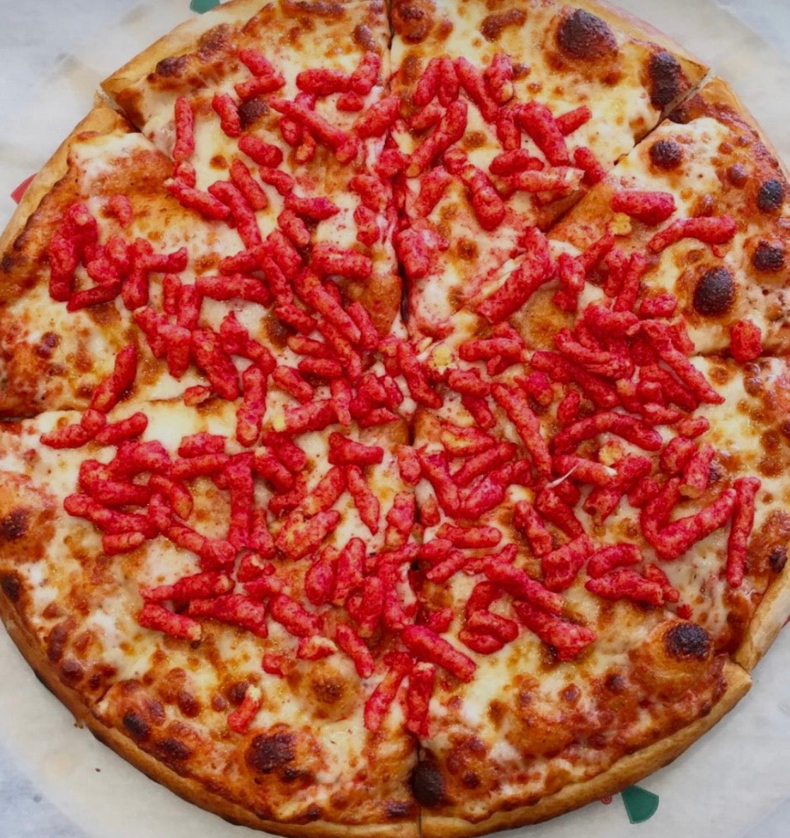 Cheetos Flamin' Hot Pizza