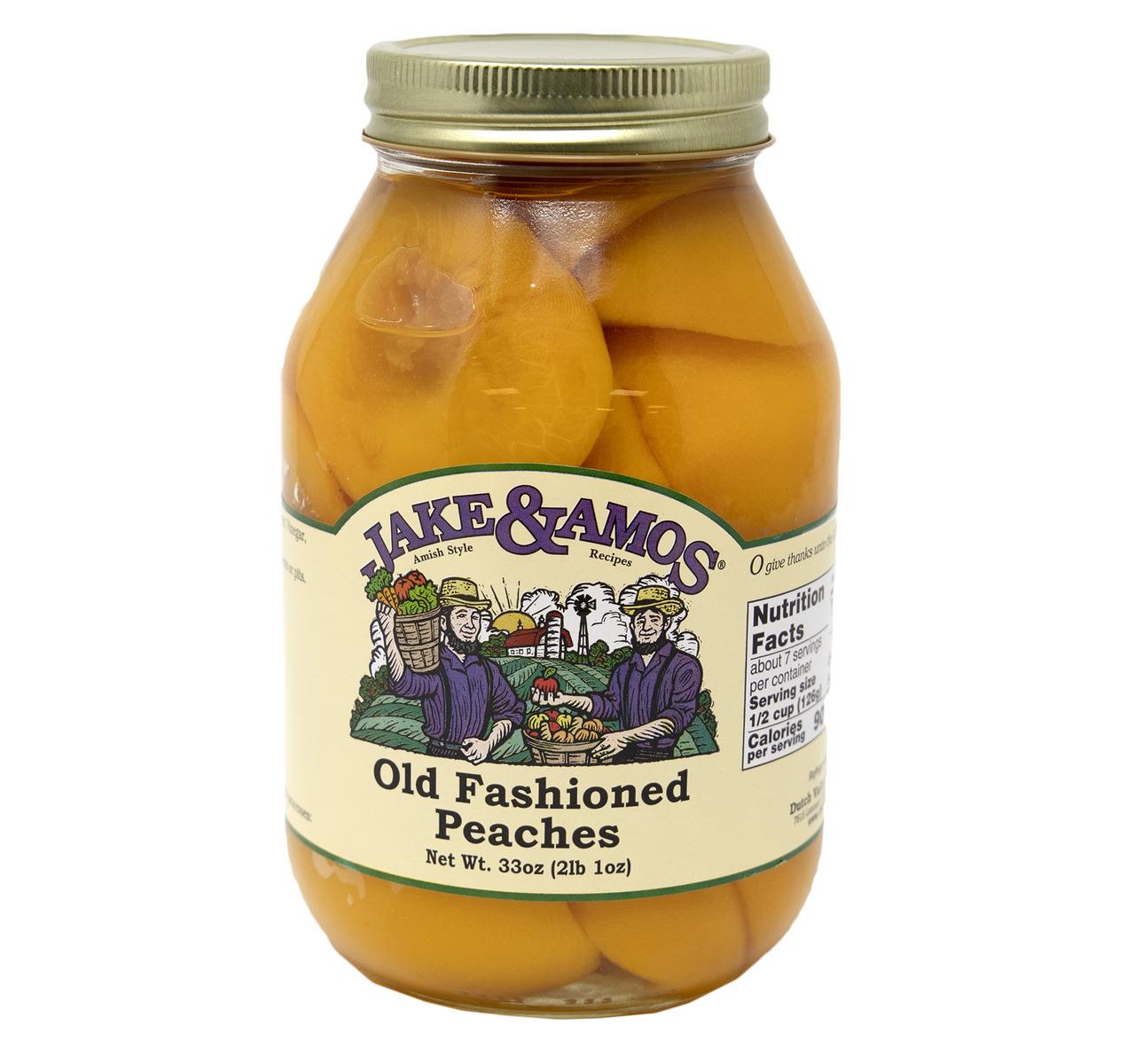 J&A Old Fashioned Peach Halves 33oz