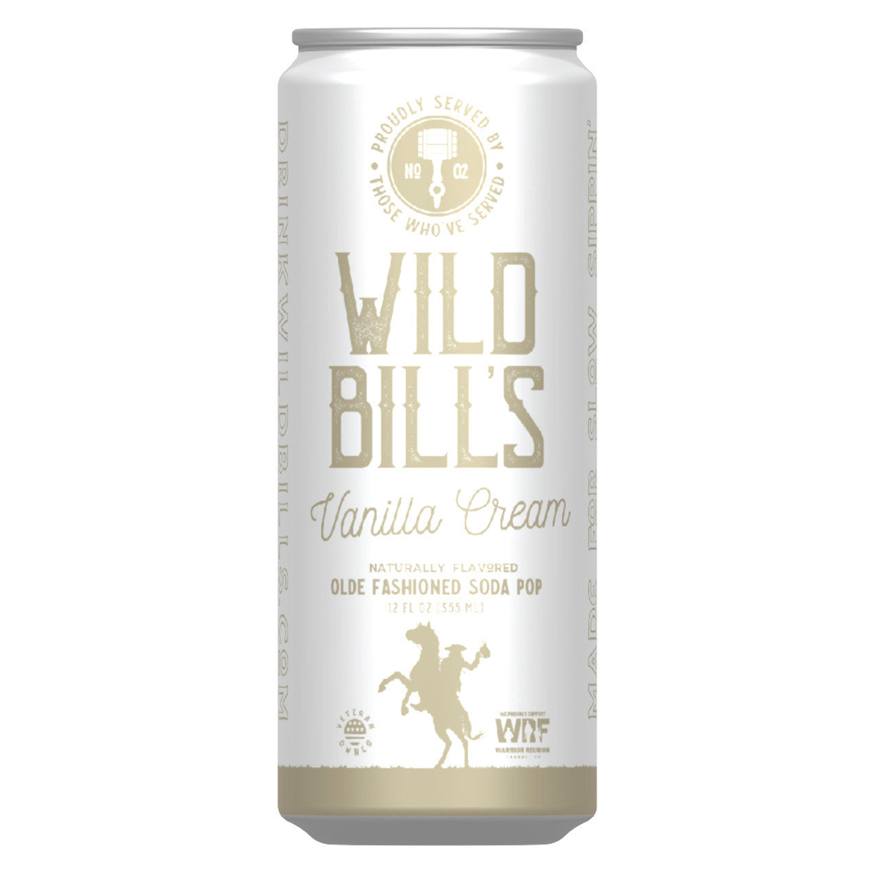 Wild Bill's Vanilla Cream Soda Pop 12oz