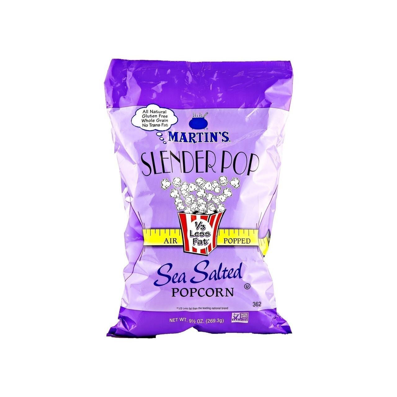Slender Pop Sea Salted Popcorn 9.5oz