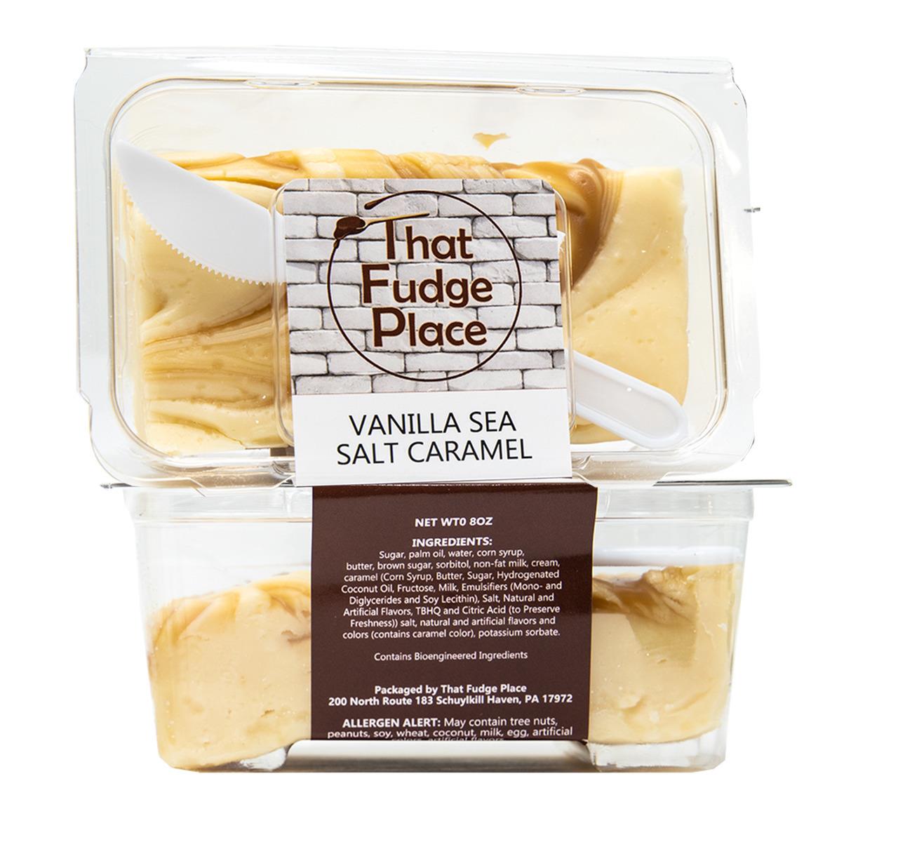 Vanilla Sea Salt Caramel Fudge