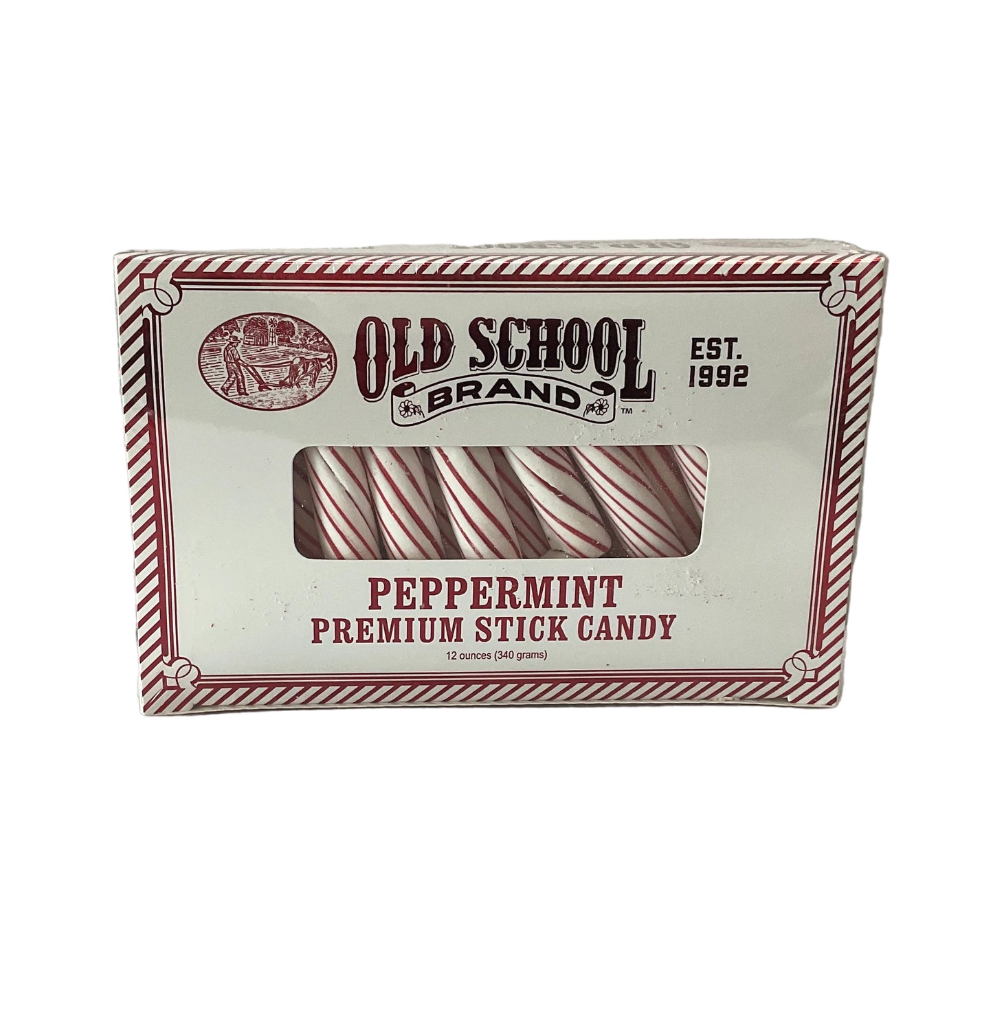 Old School Peppermint Stick Candy