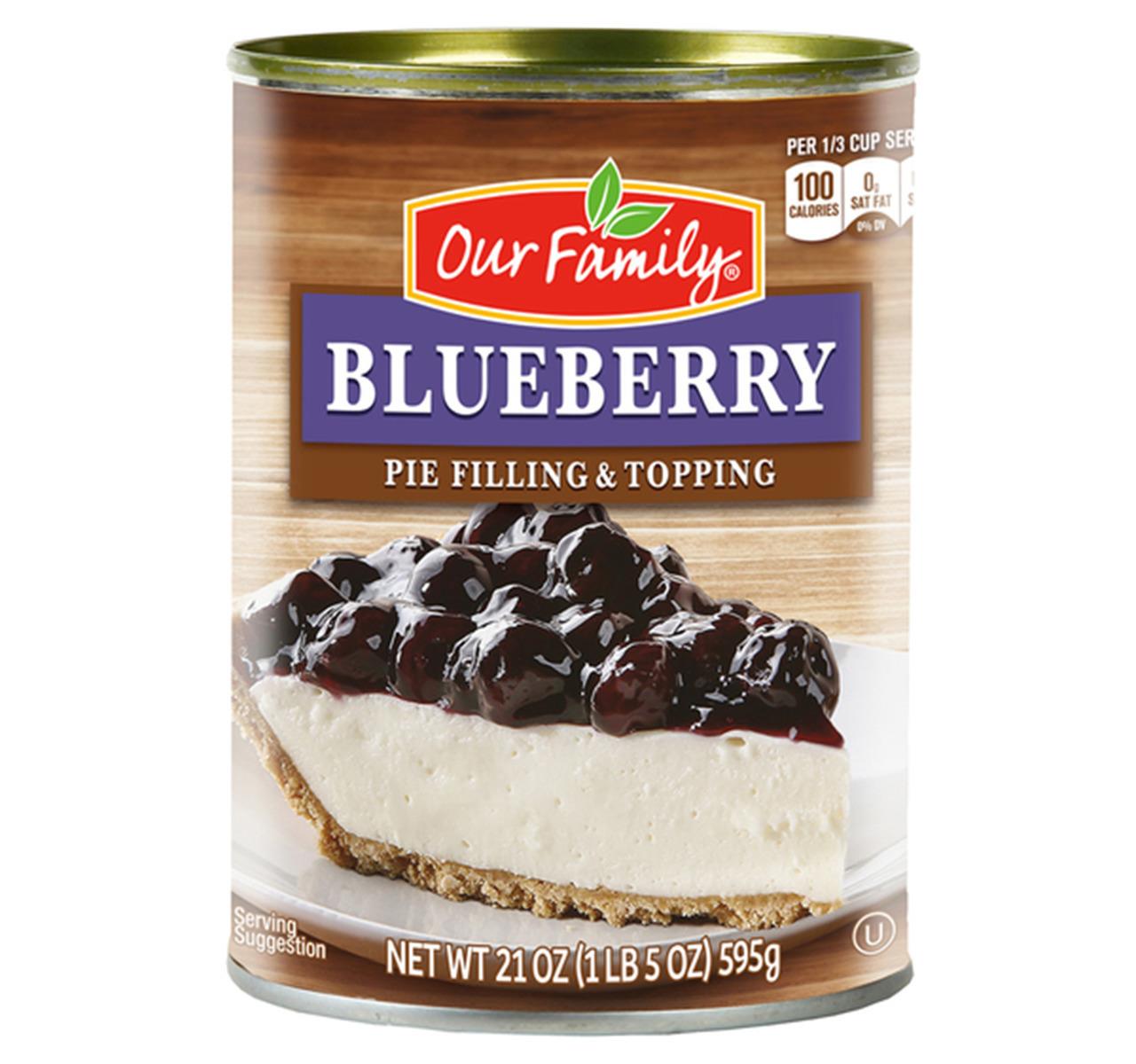 Blueberry Pie Filling 20 oz