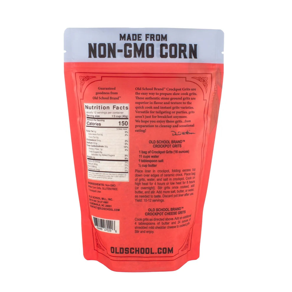 Stone Ground Crockpot Grits, 16 oz.