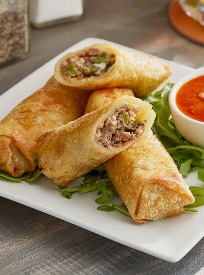 Philadelphia Cheesesteak Egg Rolls