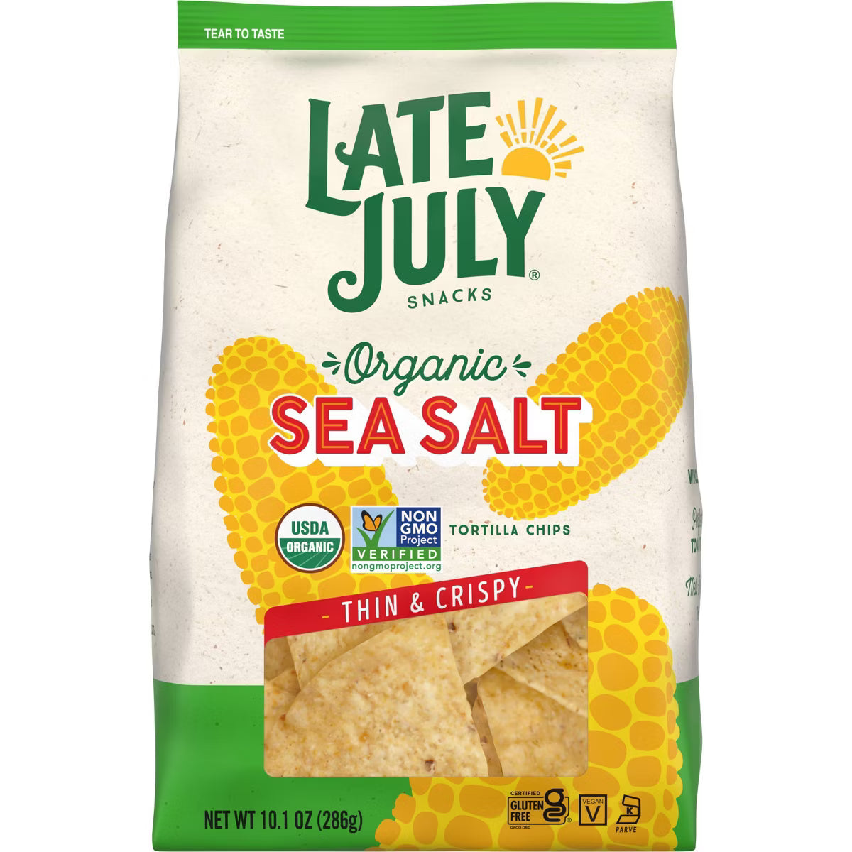 Organic Sea Salt Tortilla Chips 10.1oz
