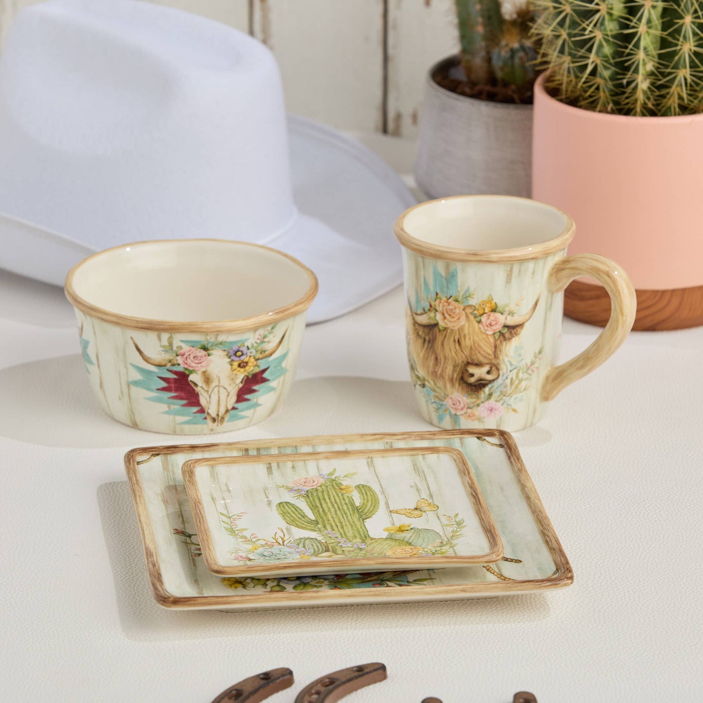 Rosewood Ranch Mug 14 oz. 4 asst. 14 oz