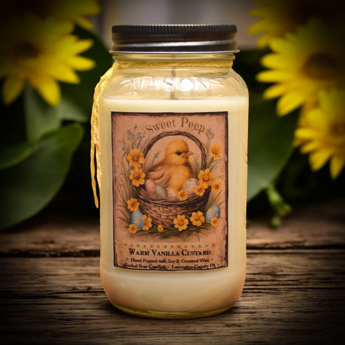 Vanilla Custard 16oz Jar Candle