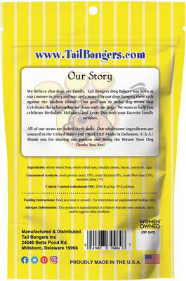 Tail Bangers Dancin' Bones Cheddar & Bacon Dog Treats