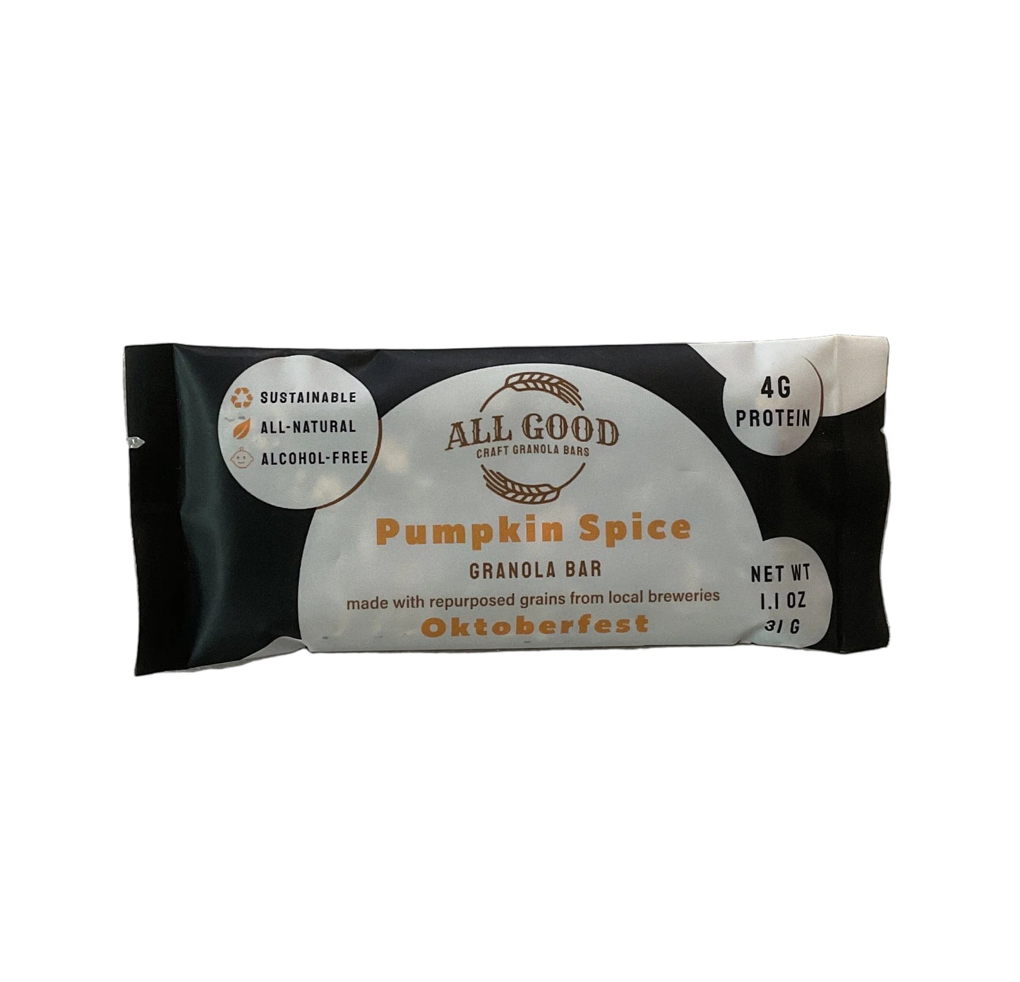 Pumpkin Spice Oktoberfest Granola Bar