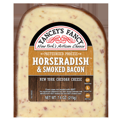 Aged Cheddar Bacon & Horseradish Wedge