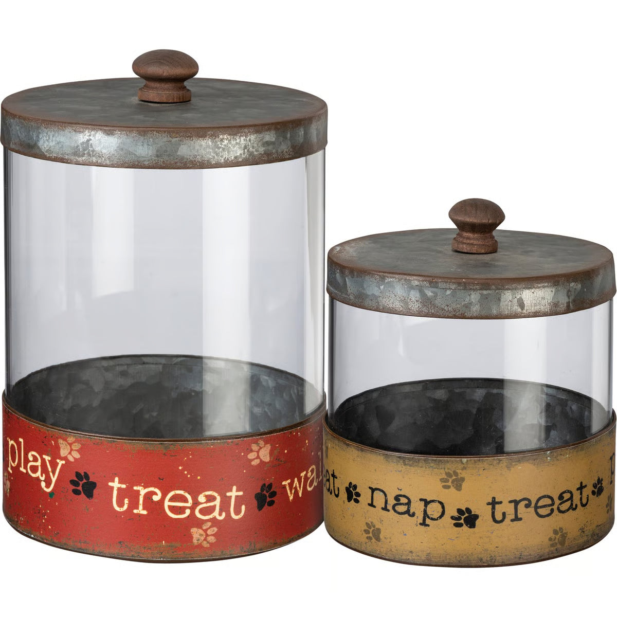Canister Set - Treat Nap Treat Play Treat Walk