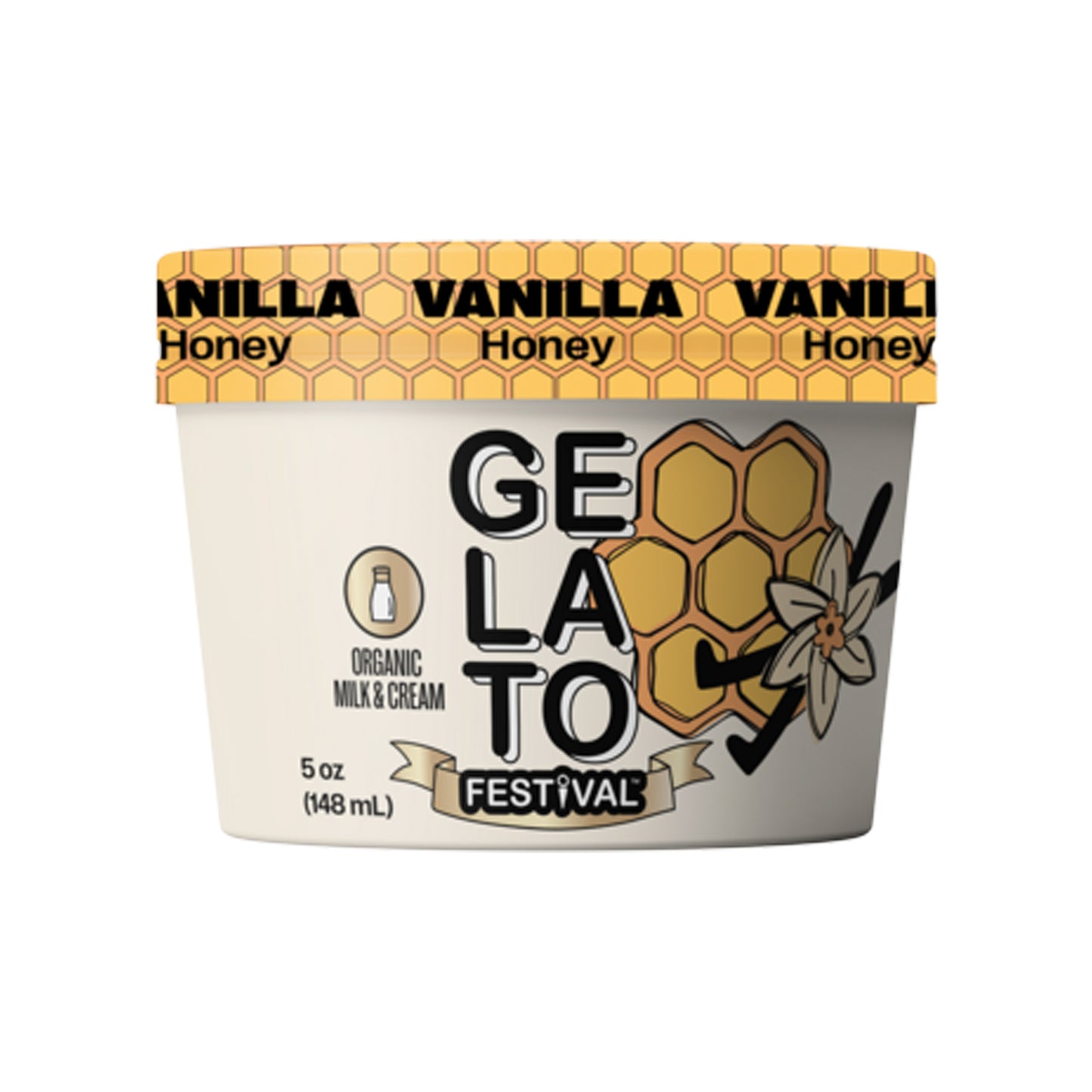 Vanilla Gelato 5 Oz. Single Serve