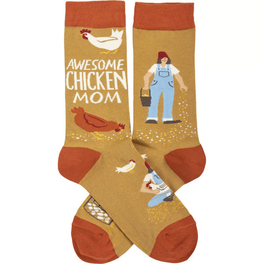 Socks - Awesome Chicken Mom