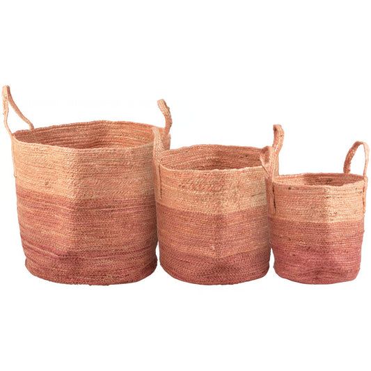Basket Set - Braided Ombre