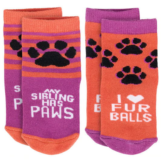 Baby Sock Set - My Sibling Has Paws