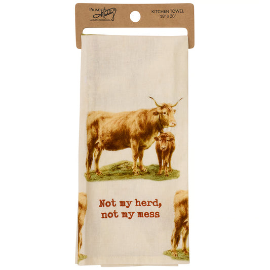 Kitchen Towel - Not My Herd Not My Mess