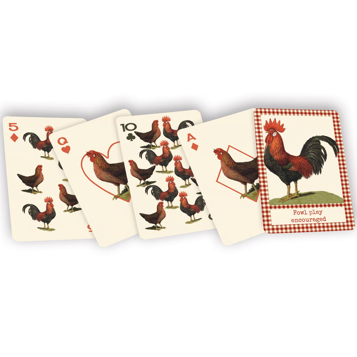 Playing Cards - Fowl Play Encouraged