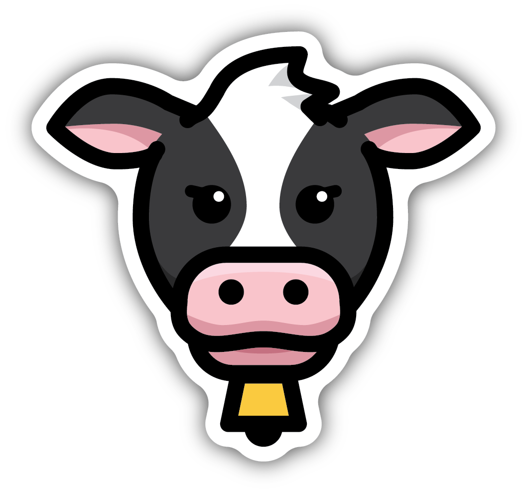 COW FACE | STICKER