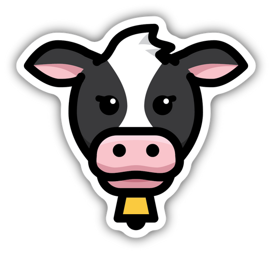 COW FACE | STICKER