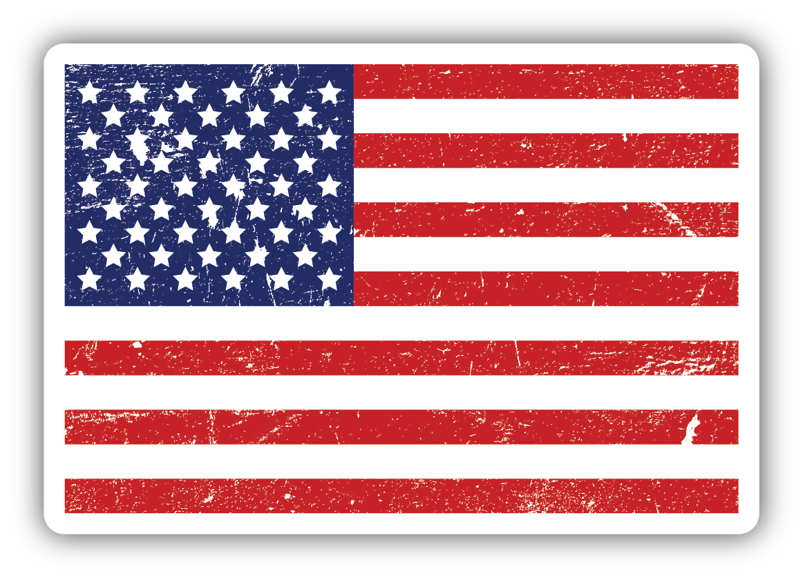 AMERICAN FLAG | STICKER