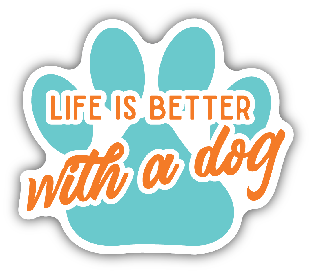 DOG PAW PRINT | STICKER