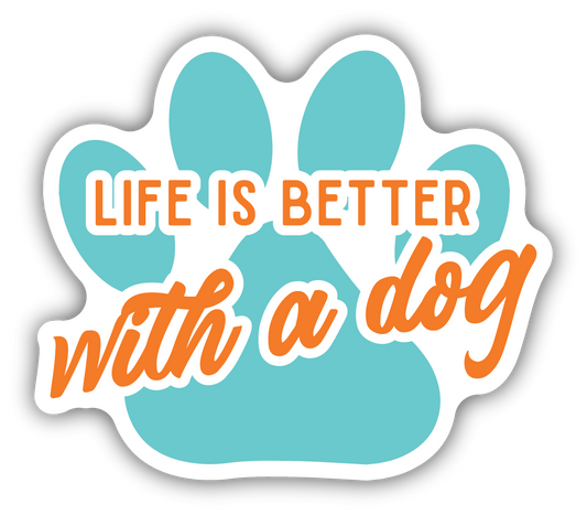 DOG PAW PRINT | STICKER