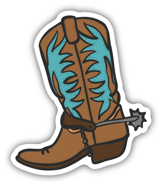 COWBOY BOOT SKETCH | STICKER