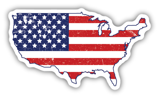 USA AMERICAN FLAG | STICKER
