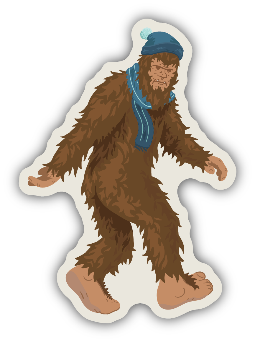 WINTER SASQUATCH | STICKER