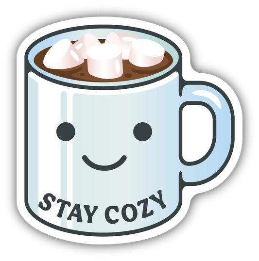 STAY COZY HOT CHOCOLATE MUG | STICKER