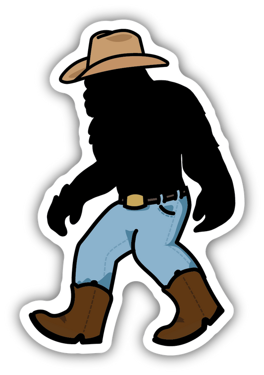 SASQUATCH COWBOY | STICKER