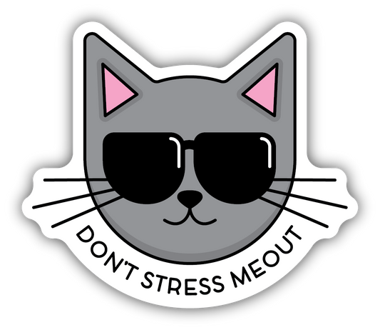 DON'T STRESS MEOUT SUNGLASSES CAT