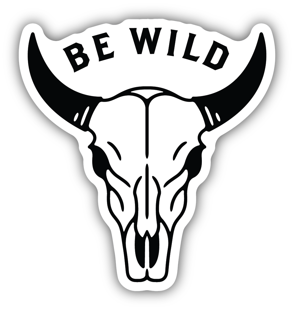 BE WILD SKULL