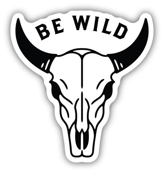 BE WILD SKULL
