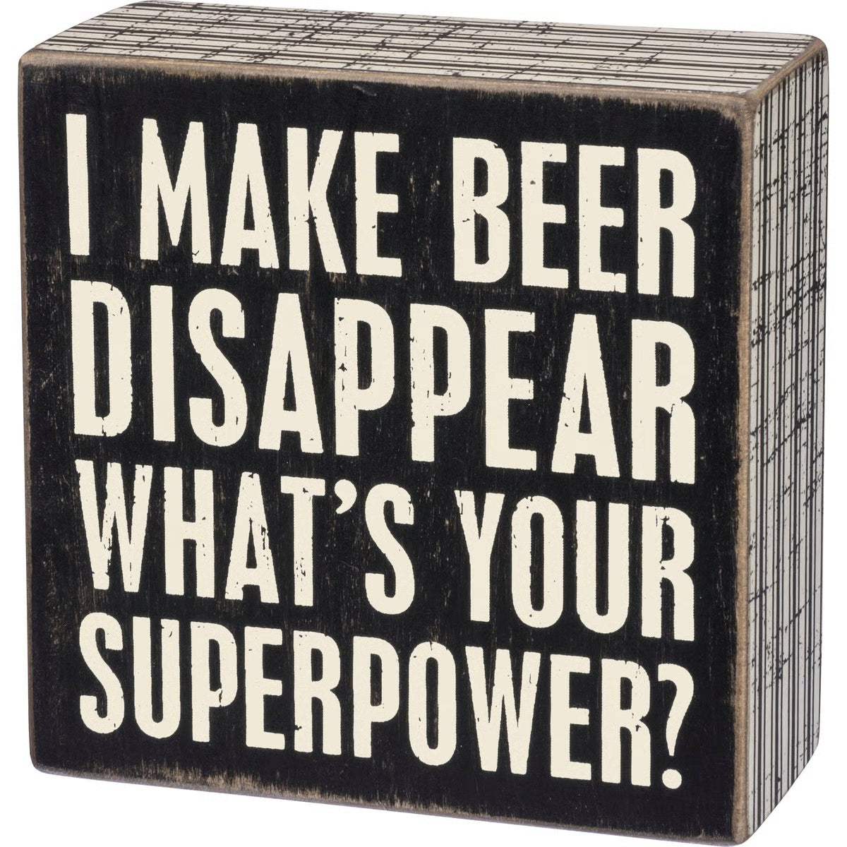 Box Sign - Beer Disappear