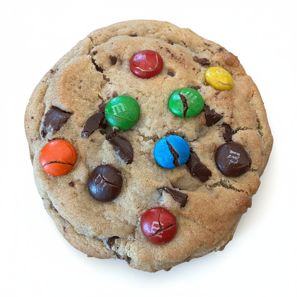 Jumbo Chocolate M&M Cookie