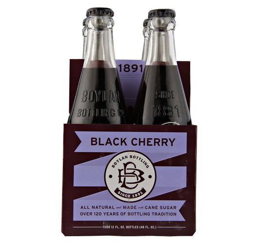 Boylan Black Cherry Cane Sugar Soda