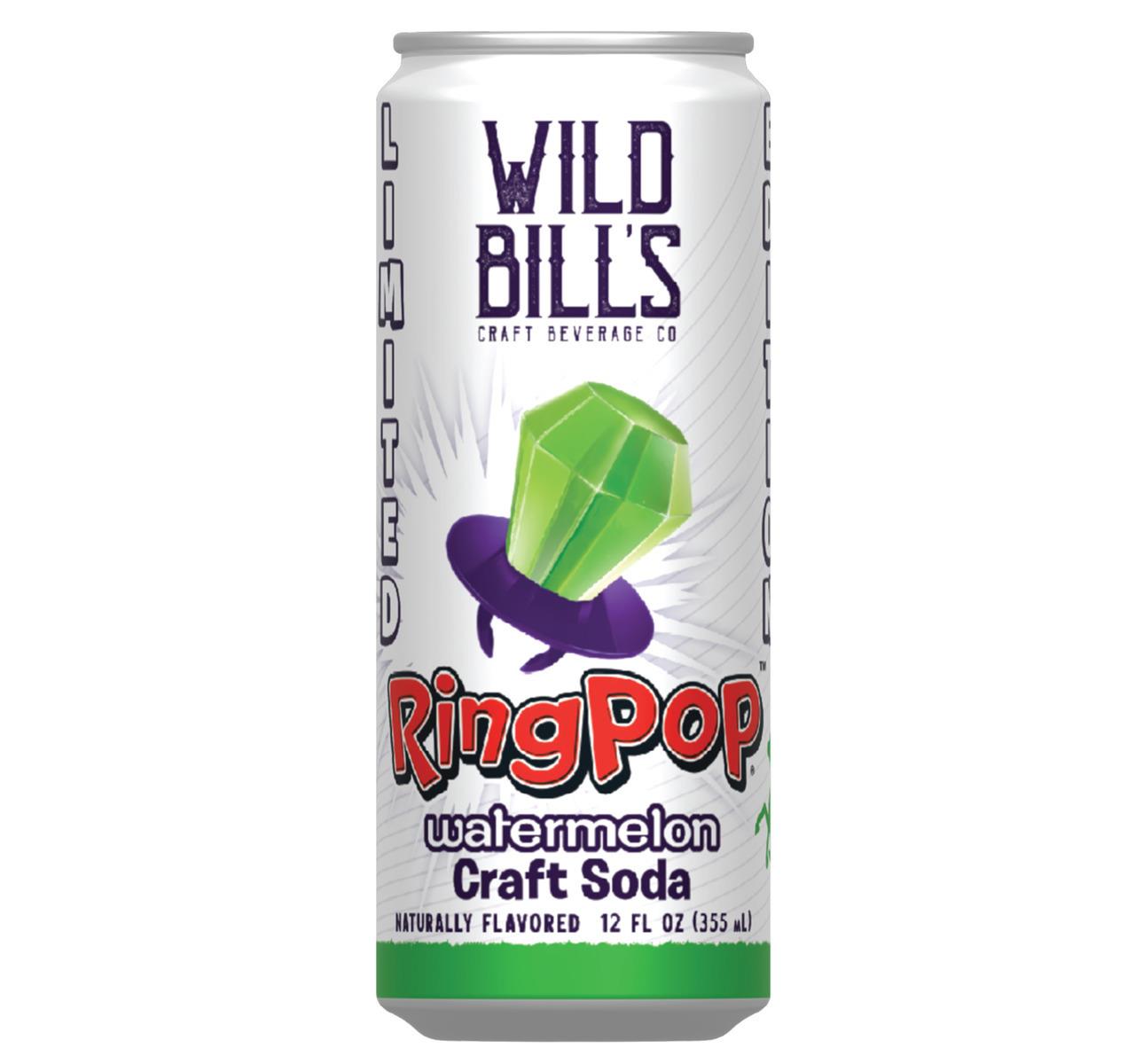 Wild Bill's Watermelon Ring Pop Soda 12oz