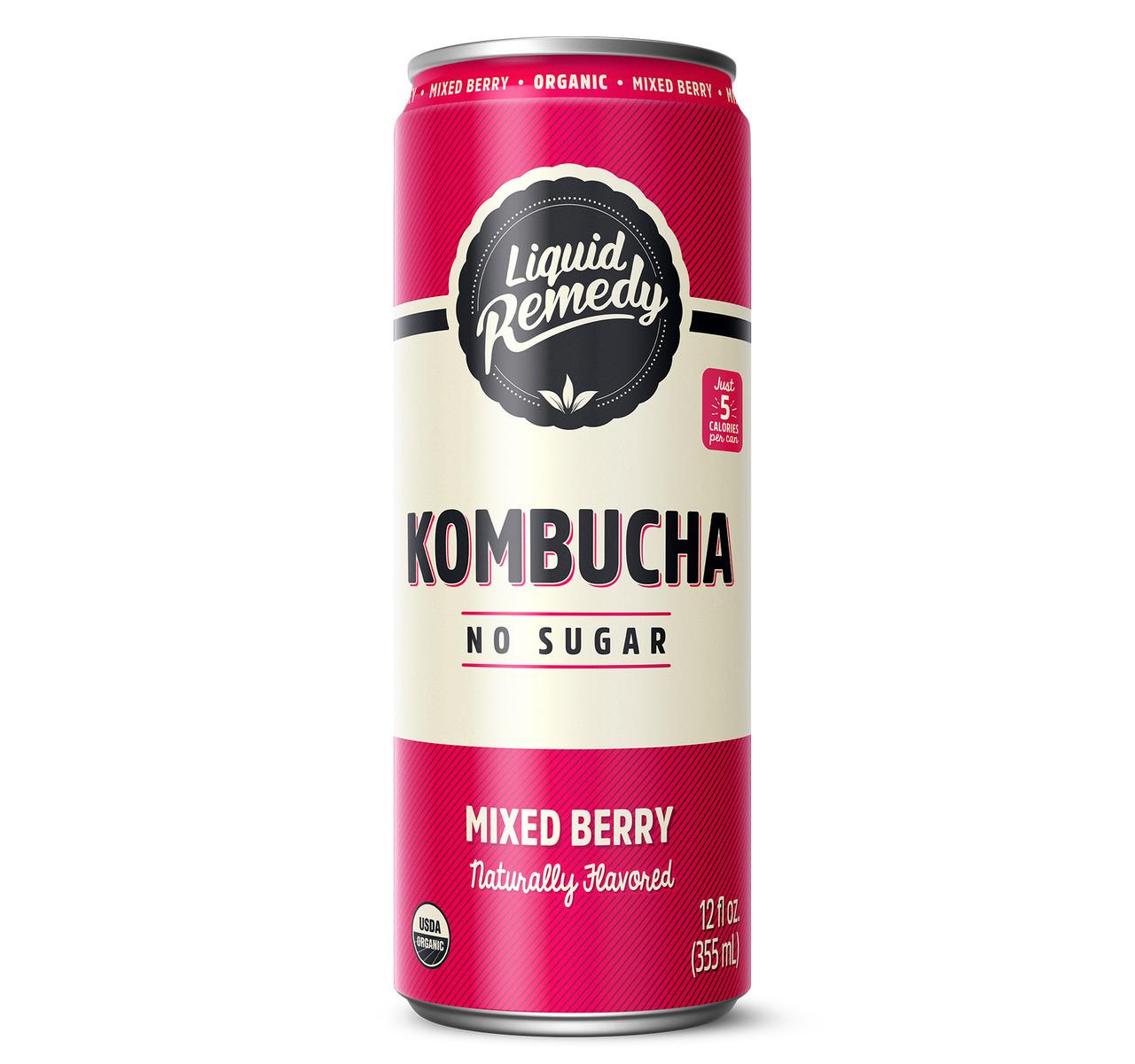 Mixed Berry Kombucha 12oz