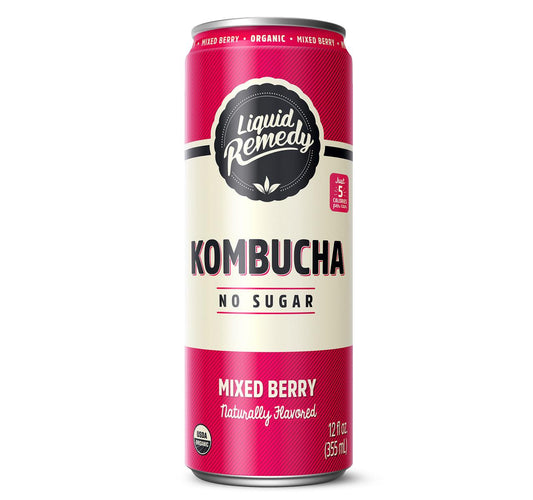 Mixed Berry Kombucha 12oz