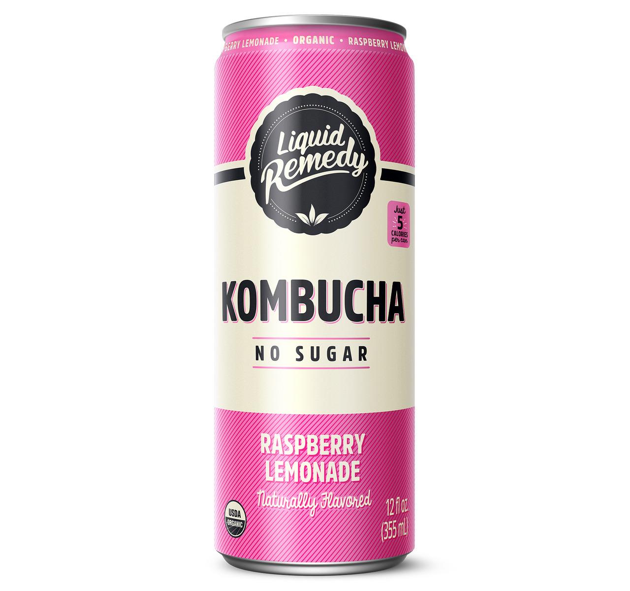Raspberry Lemonade Kombucha 12oz