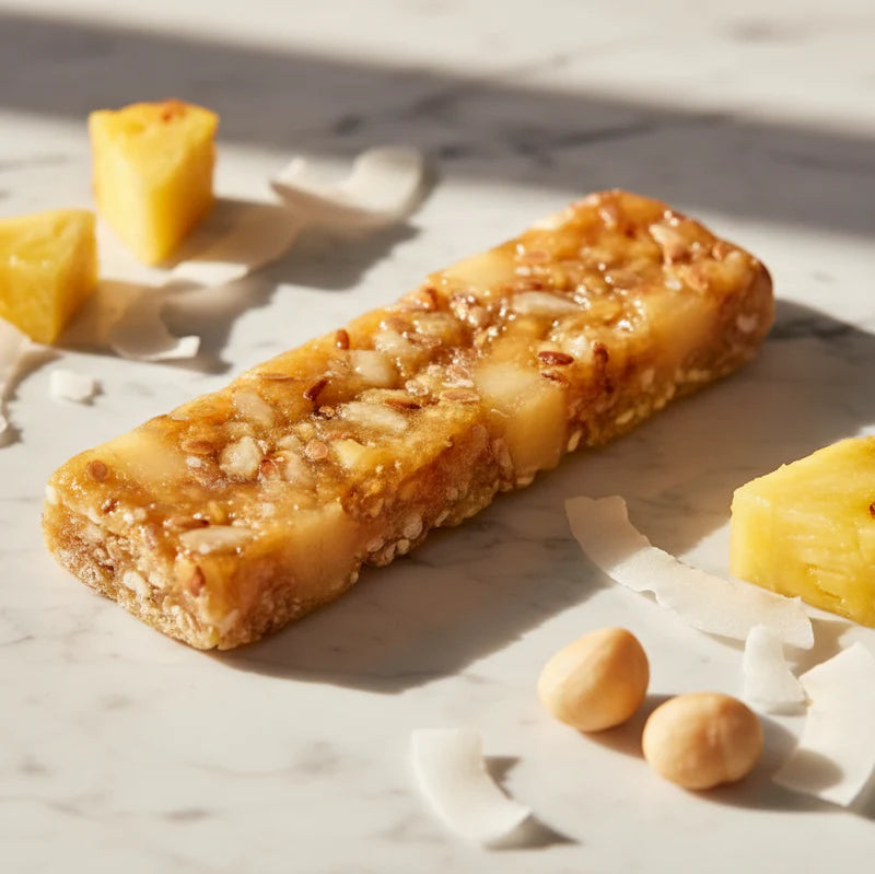 Pineapple-Coconut and Macadamia Orchard Bar