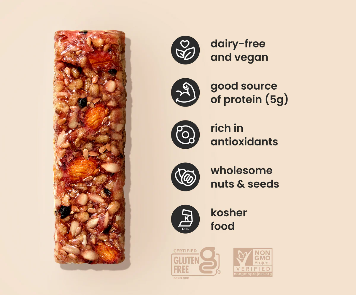Blueberry Pomegranate and Almond Orchard Bar