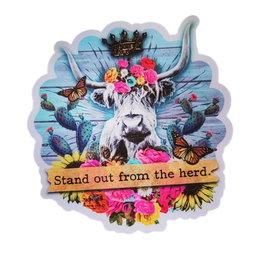 Stand Out from the Herd Sticker