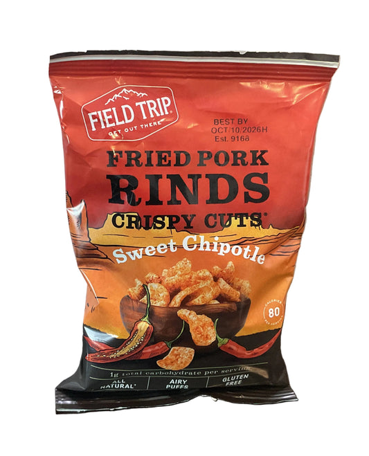 Sweet Chipotle Crispy Cut Pork Rinds 1 oz